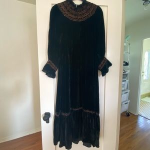 Velvet maxi dress Doen